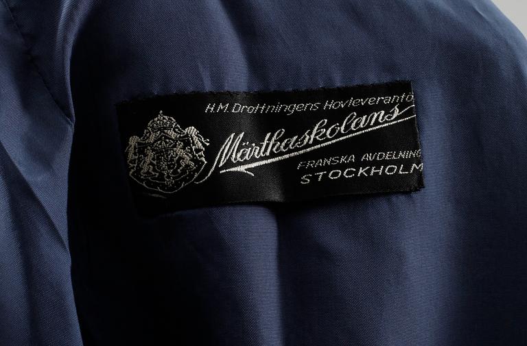 DRÄKT, 2 delar, Märthaskolans Franska Avdelning, Stockholm, 1960-tal.