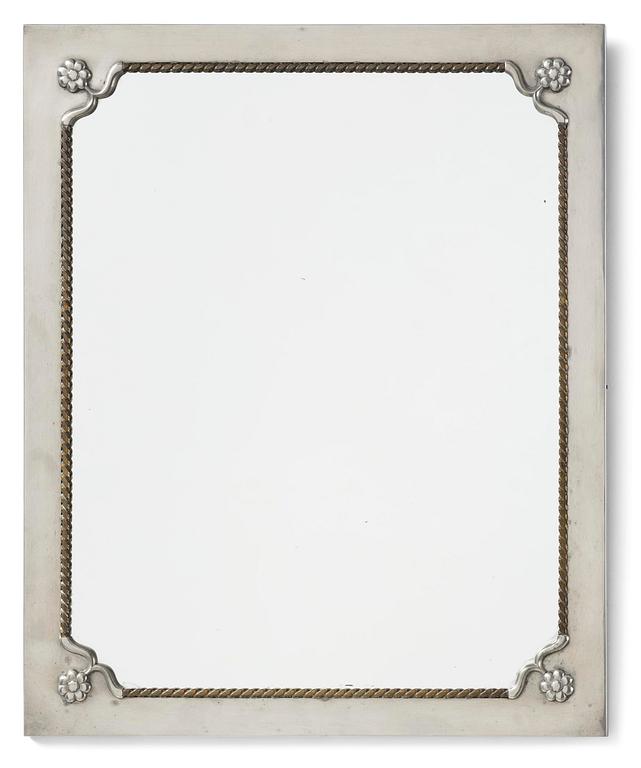 Just Andersen, a mirror, Guldsmedsaktiebolaget, Stockholm, 1930s.