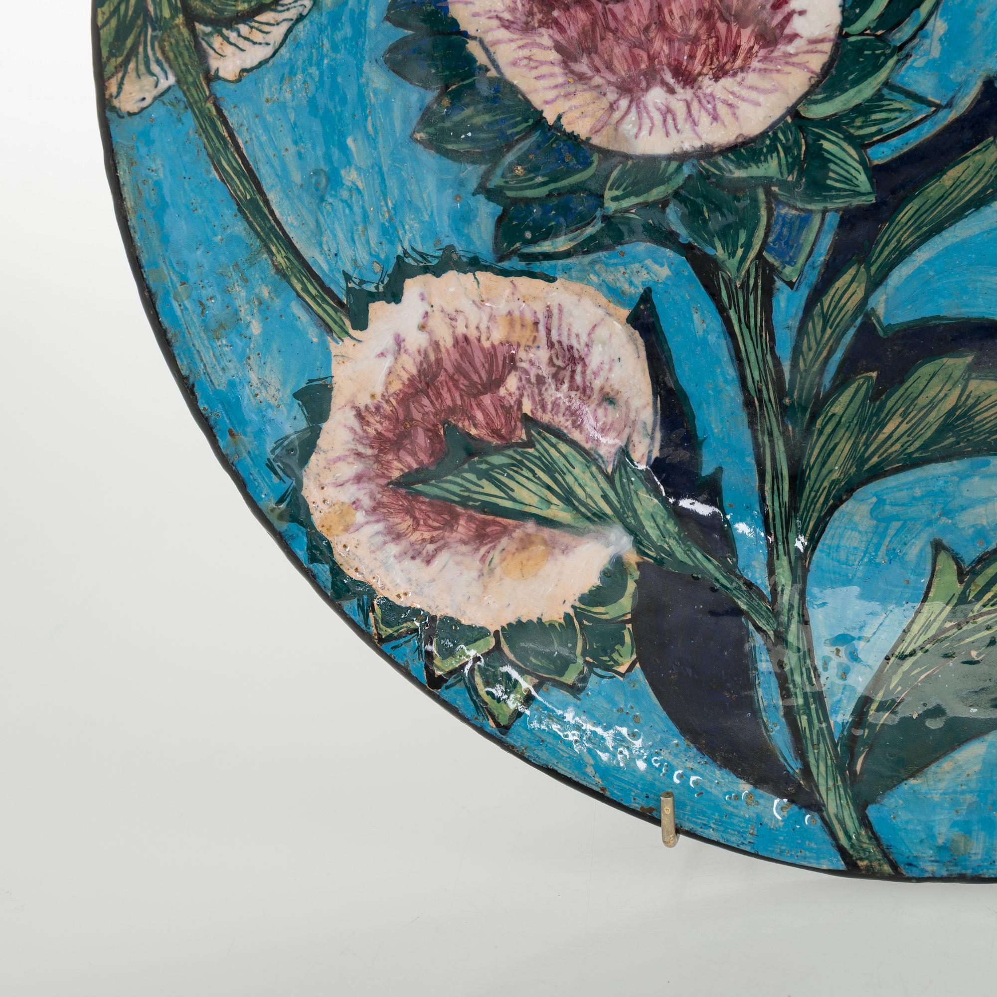 Dorrit von Fieandt, A decorative ceramic bowl signed DF. Unique.