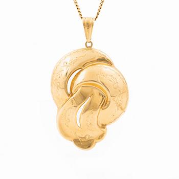 Hänge med kedja, 18K guld.