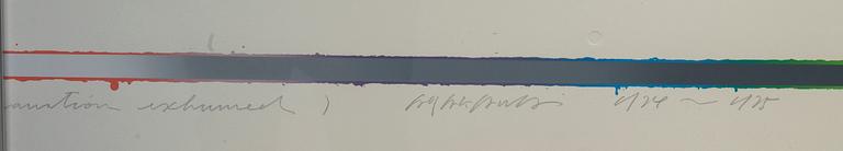 SHUSAKU ARAKAWA, 2 st, färgserigrafier, signerade.