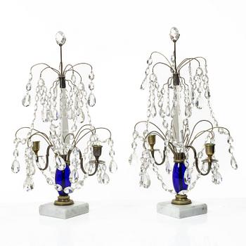 Table lamps a pair, first half of the 20th century.