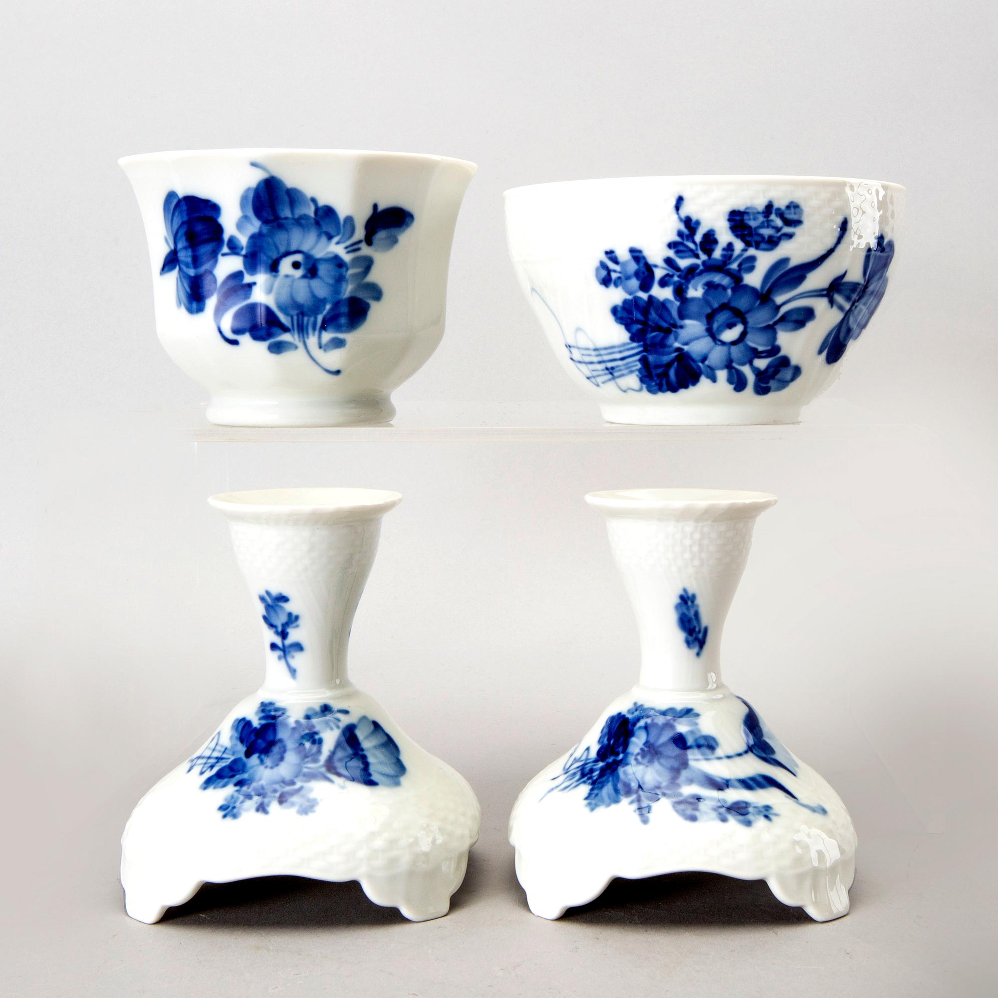 Royal Copenhagen, dinner service "Blue flower", 43 pcs Denmark mid / second half of the 20th century.