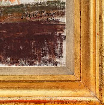 FRANS TIMÉN, olja på duk, sign o dat 1938.