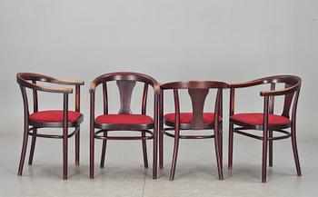 KARMSTOLAR, 4 st Thonet, 1900-talets första hälft.