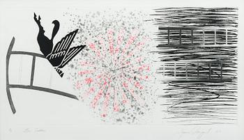 505. JAMES ROSENQUIST, etsaus ja akvatinta, signeerattu, numeroitu, 24/78, ja päivätty 1978.