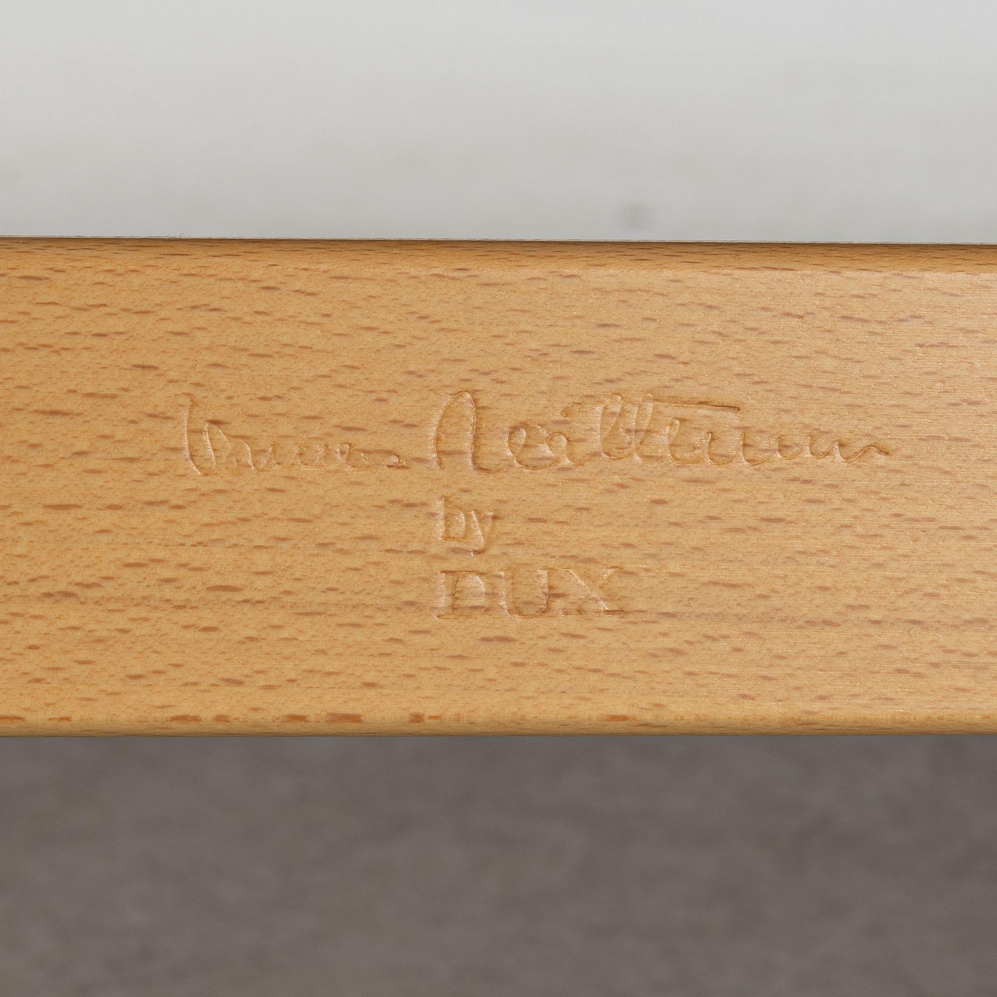 Bruno Mathsson, fåtölj med fotpall, "Pernilla", Dux.