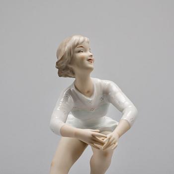 FIGURIN, porslin, Wallendorf, 1900-talets andra hälft.