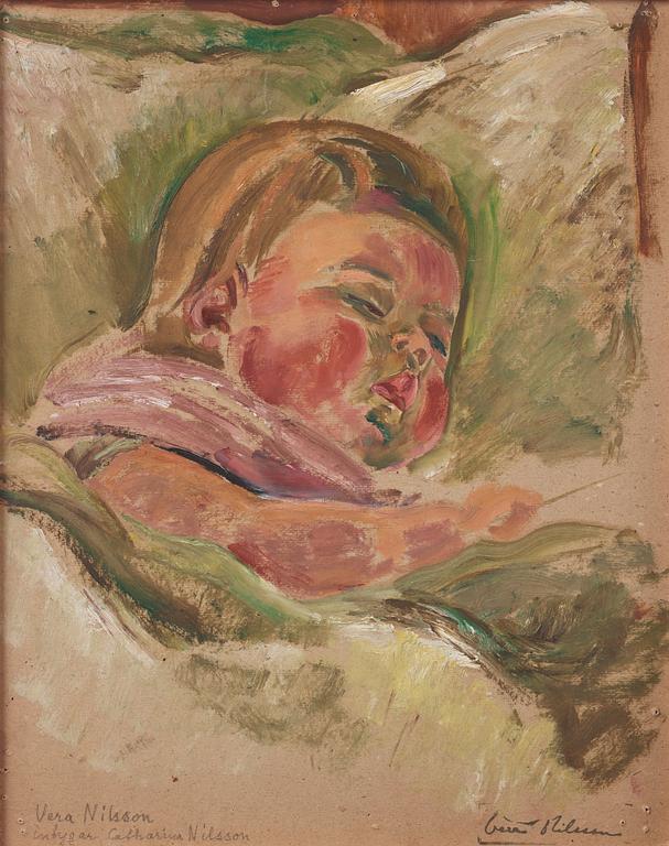 Vera Nilsson, Ginga sleeping.