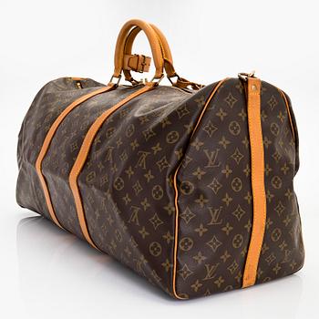 Louis Vuitton, a Monogram Canvas 'Keepall 60 Bandoulière' weekendbag.