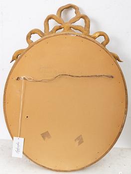 A Gustavian style mirror, early 20th Century.