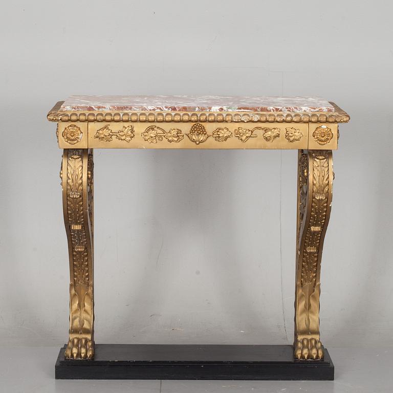 KONSOLBORD. Senempire, Petter Gustav Bylander(1804-1859) Göteborg.