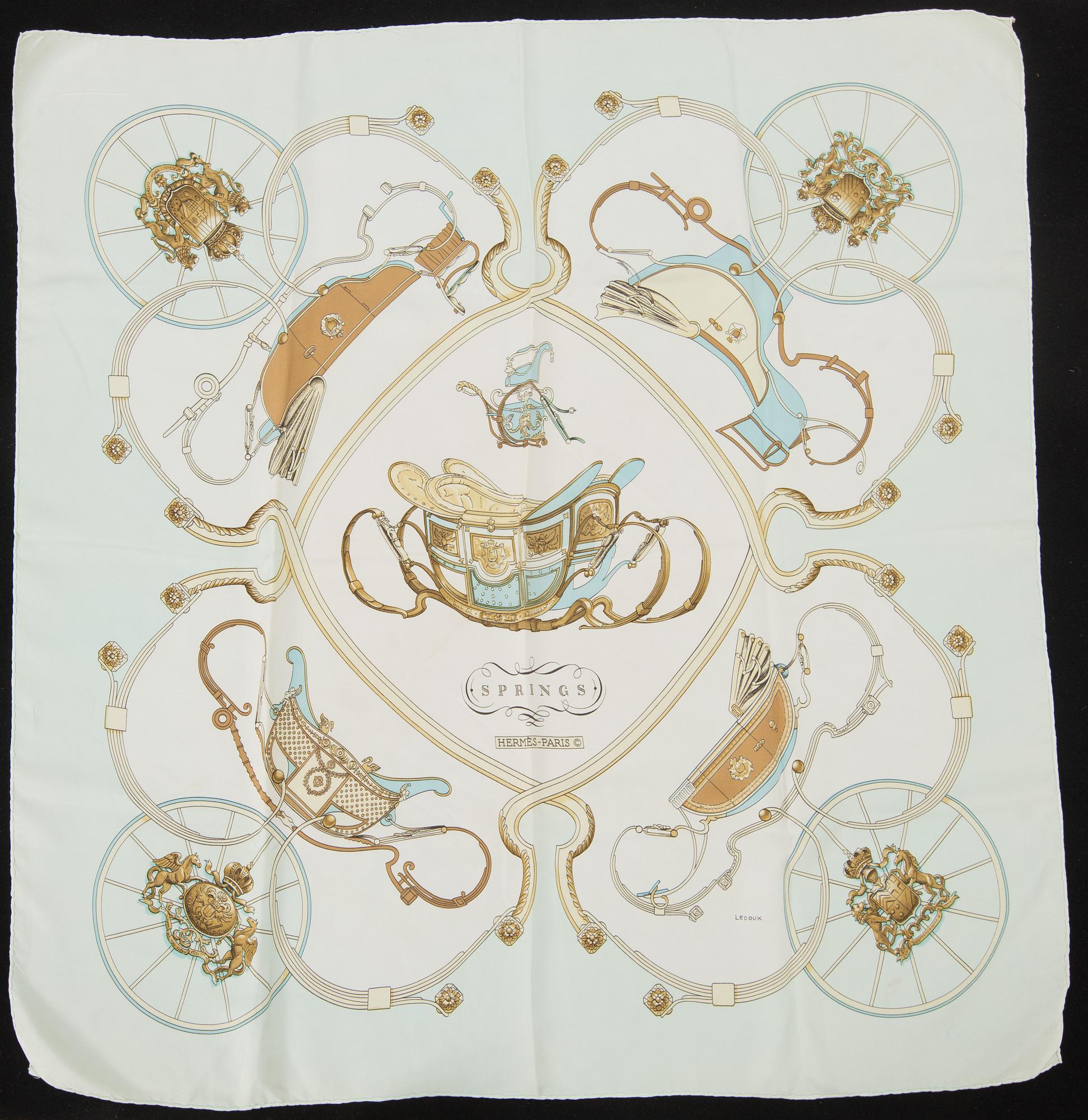 SCARVES, 2 st, Hermés.