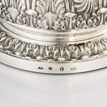 A Swedish early 19th Century silver tankard, mark of Adolf Zethelius, Stockholm 1831.