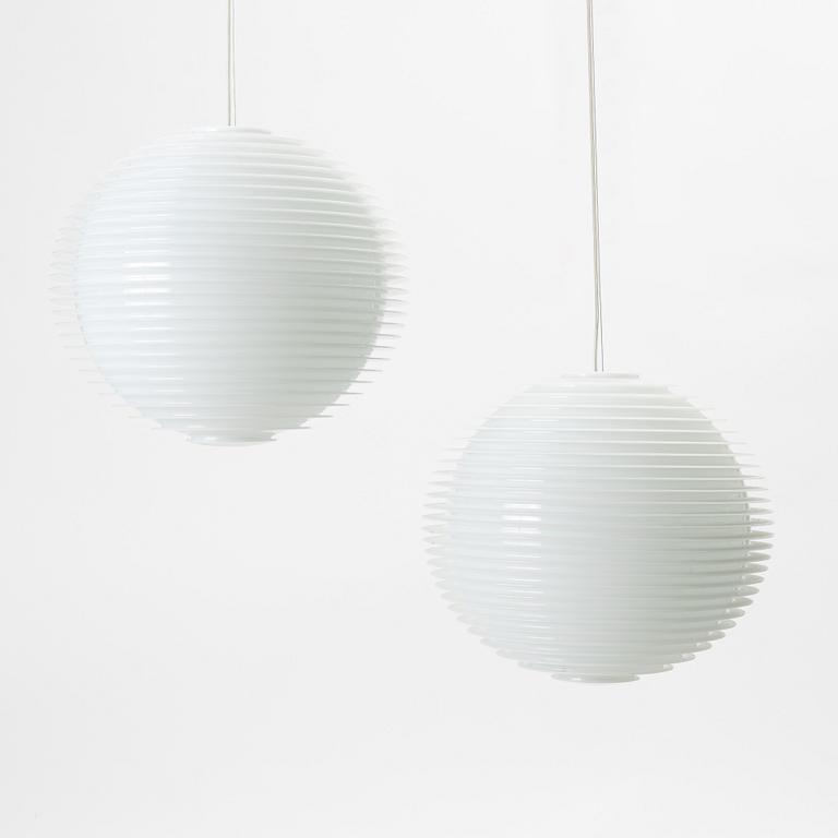 Dante Donegani & Giovanni Lauda, a pair of 'Flow' ceiling lamps, Rotaliana, Italy.