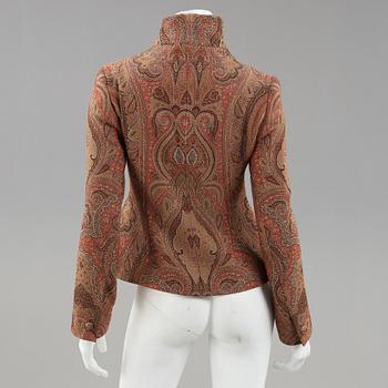 A paisley patterned jacket by ralph Lauren.