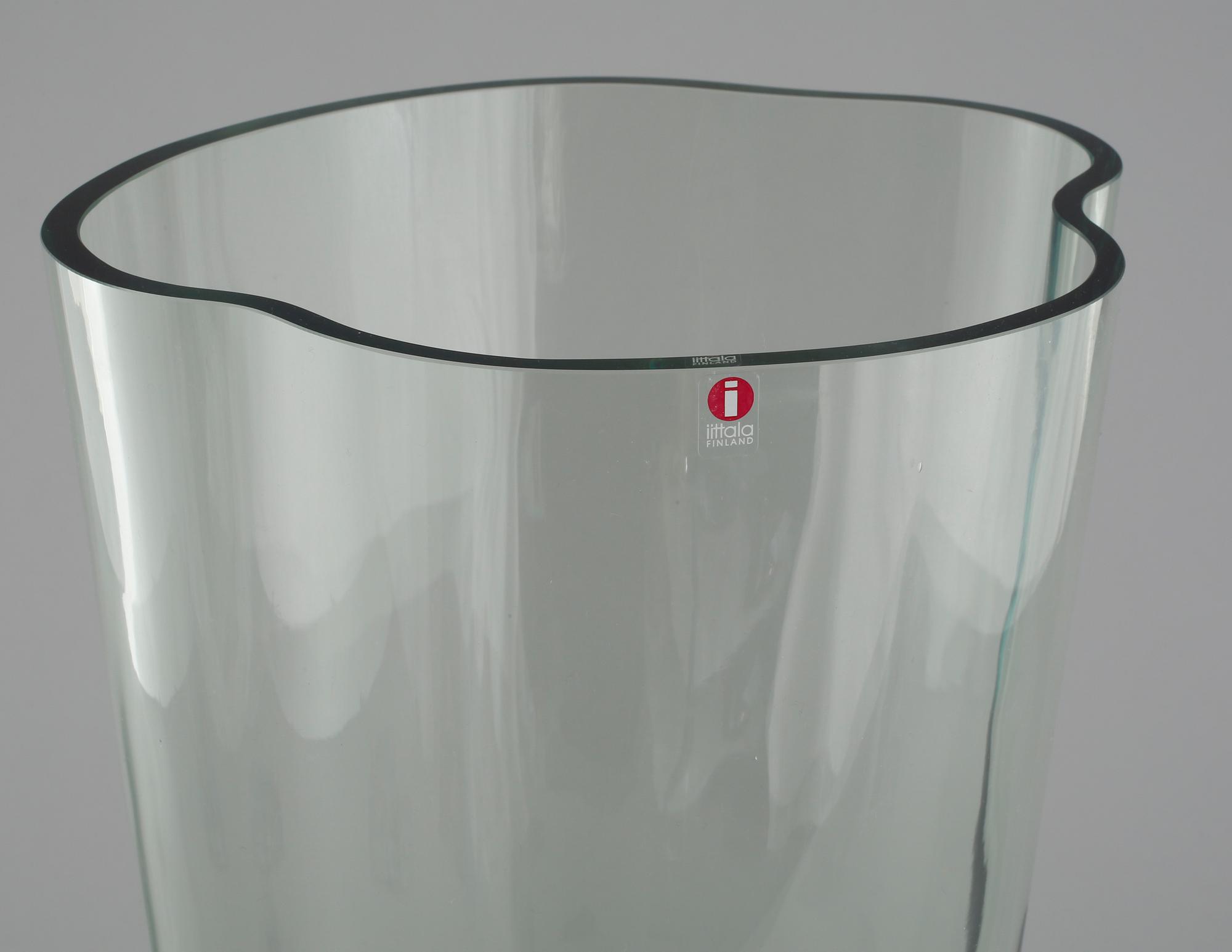 ALVAR AALTO, a glass vase for Iittala, numbered, 1998.