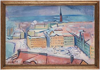 Einar Jolin, "Utsikt över Stockholm".