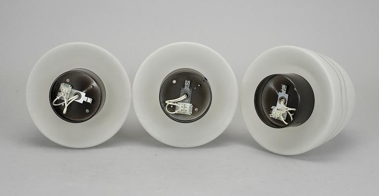 TAKLAMPOR, 3 stycken, Böhlmarks, 1930-tal.