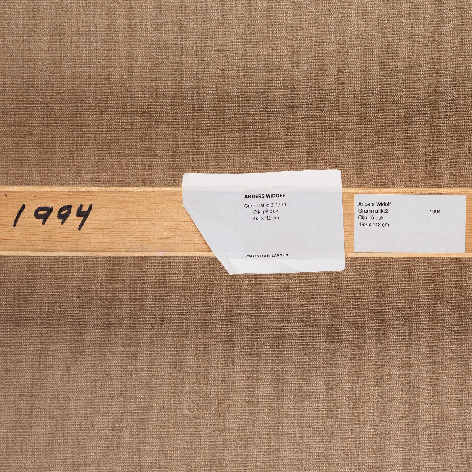 Anders Widoff, "Grammatik: 1 och 2".