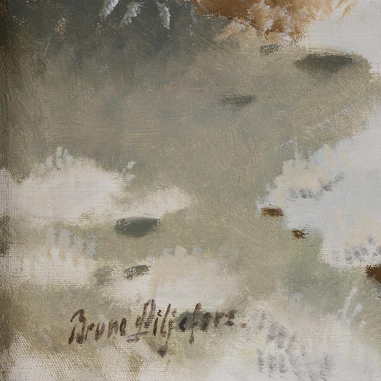 Bruno Liljefors, Fox with duck.