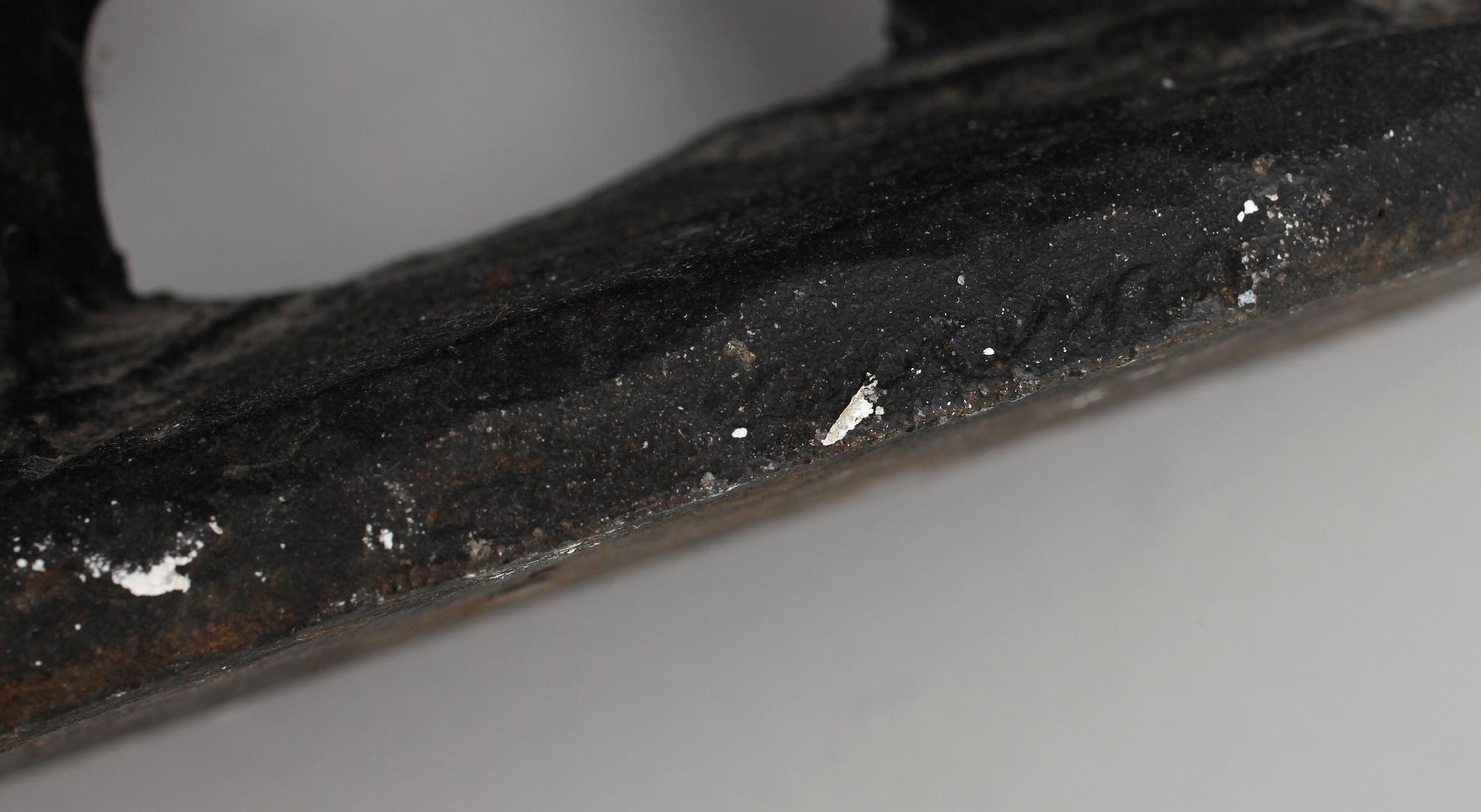 OLLE HERMANSSON, skulptur, gjutjärn, Husqvarna Vapenfabriksaktiebolag, 1960-tal.