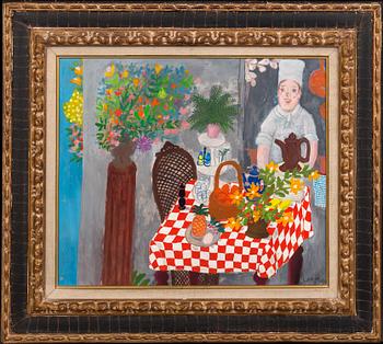 Lennart Jirlow, Kock vid bord.