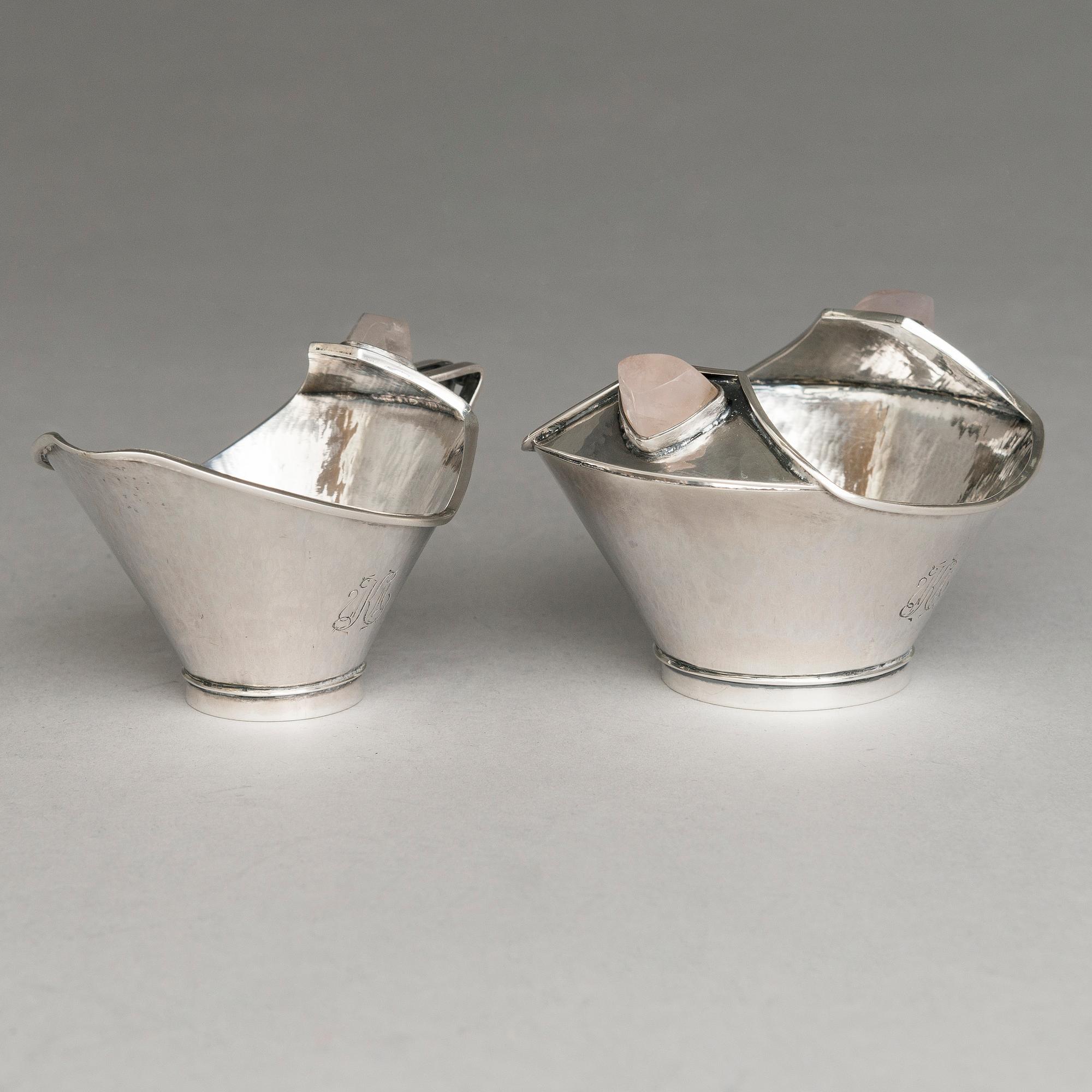 REIJO SIRKEOJA, Servis, 5 delar, silver, Pirkan Kulta, Tammerfors 1958-59.