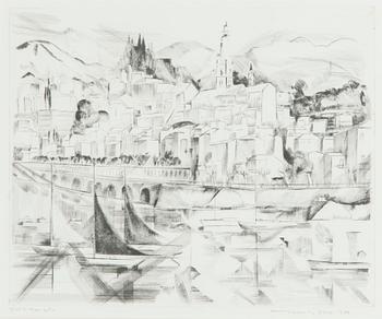 Tuulikki Pietilä, "Stad vid Medelhavet (Menton)".