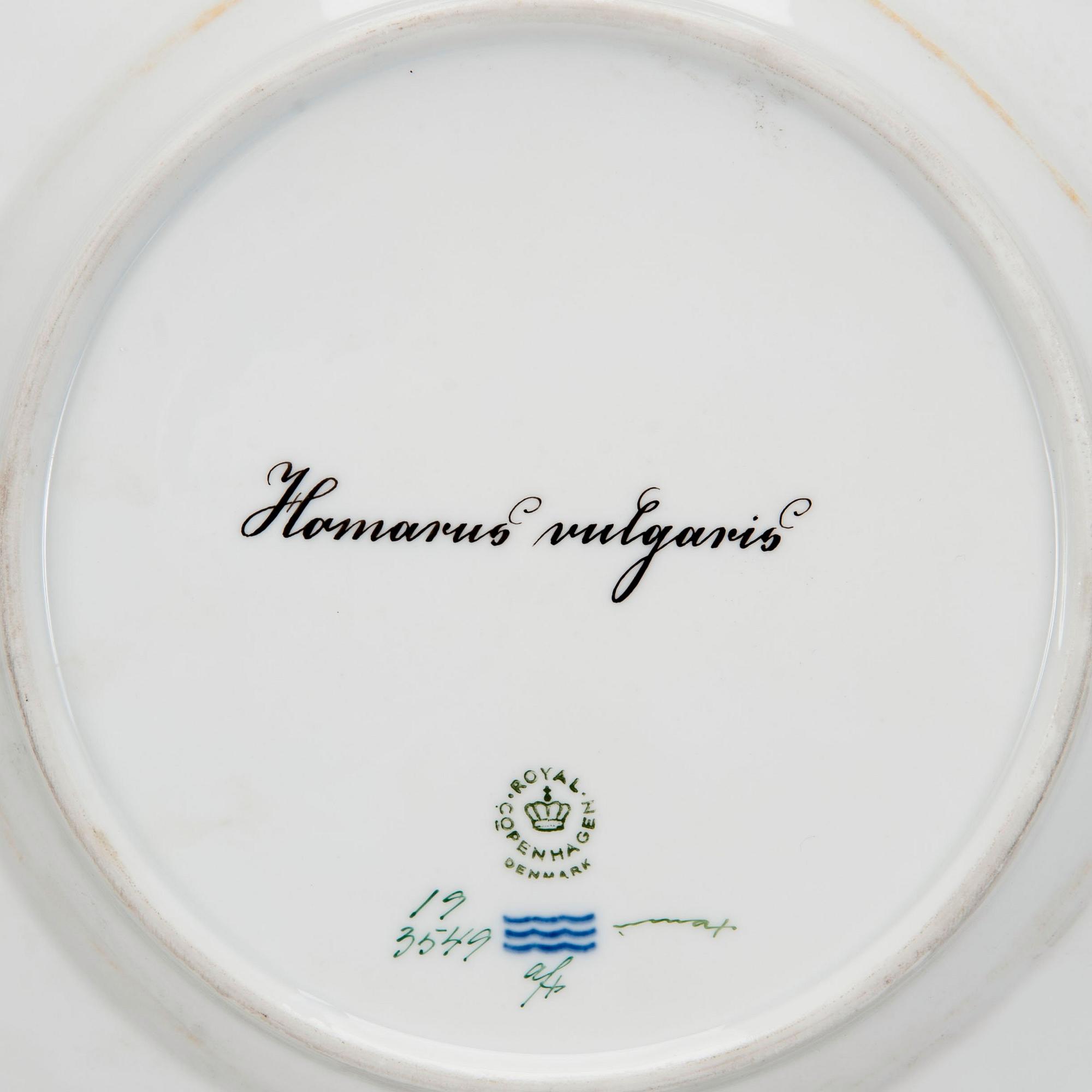 FAT, porslin "Flora Danica", Royal Copenhagen 1962.
