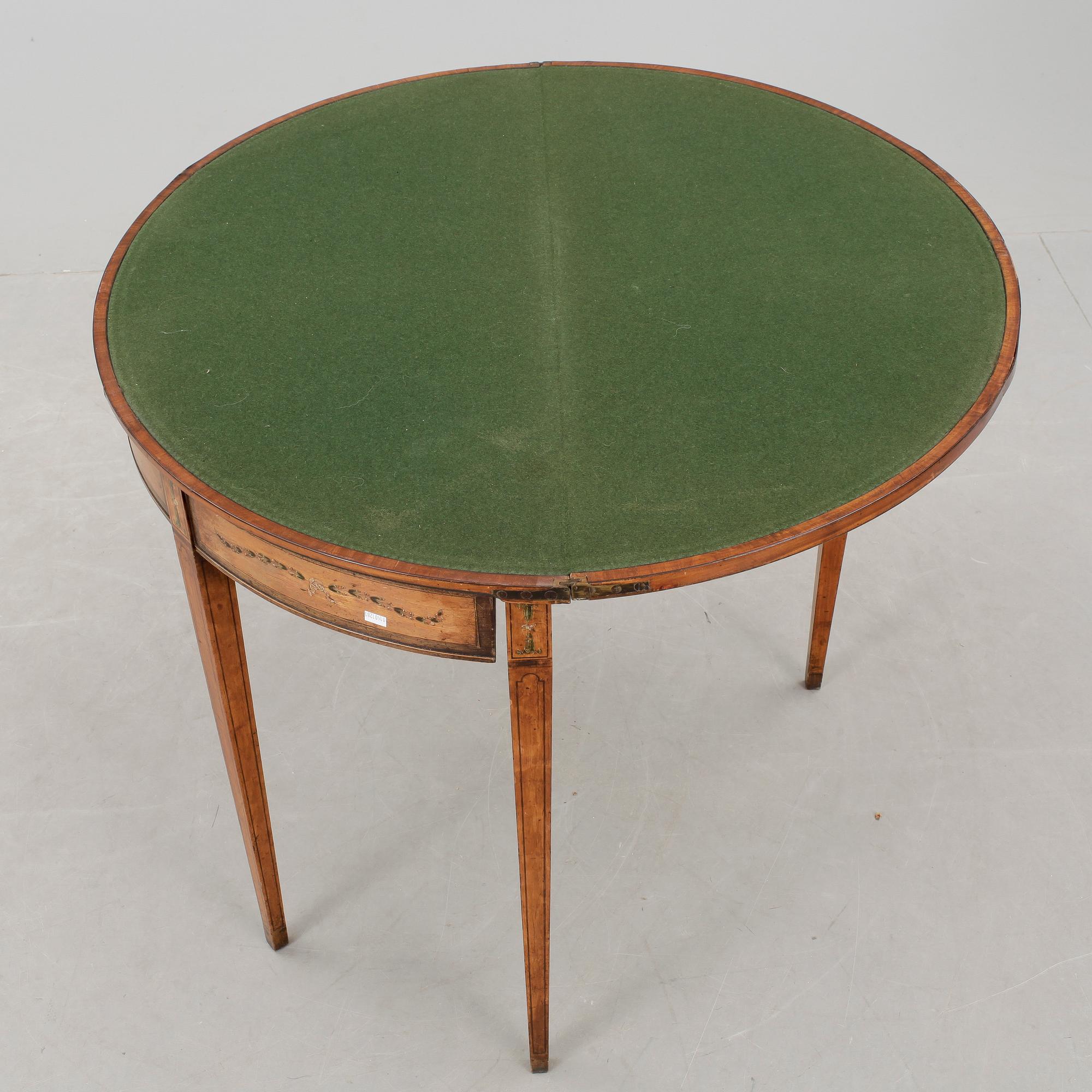 SPELBORD, Sheraton stil England 17/1800-tal.
