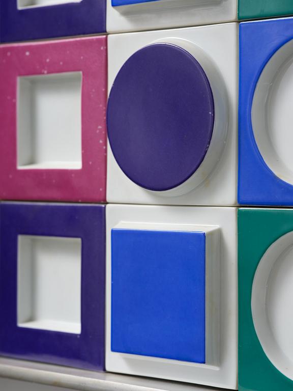 Victor Vasarely, a relief, Rosenthal Studio Linie, Germany.