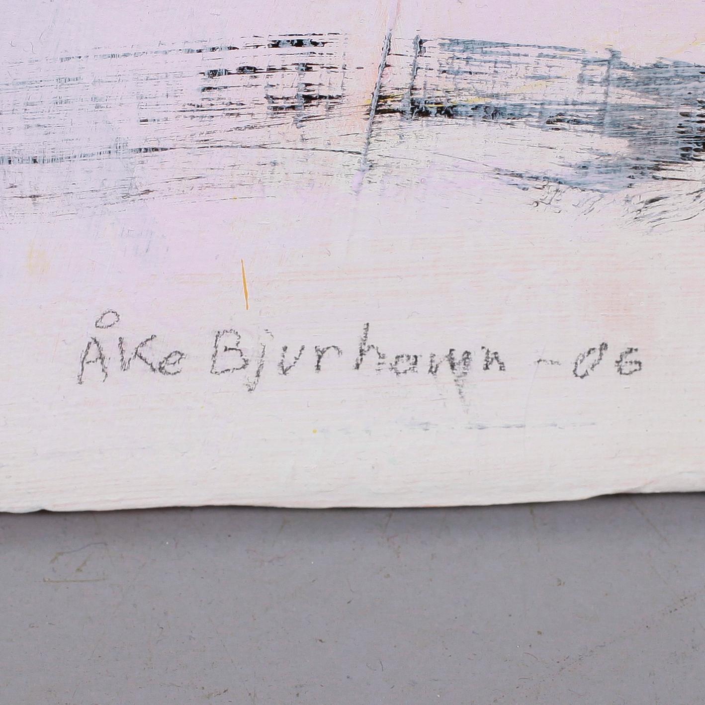 ÅKE BJURHAMN, akryl på duk, signerad och daterad -05.