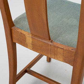 Runar Engblom, four chairs, for the Stockholm Handicraft Association, 1940s-50s.