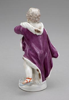 FIGURIN, porslin, Meissen troligen sekelskiftet 1800/1900.