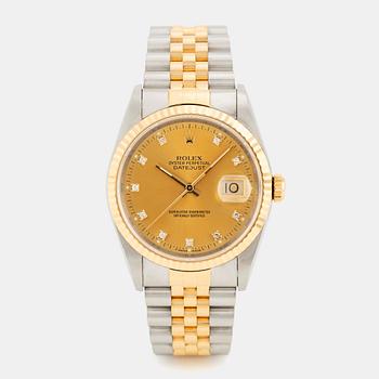 1022. Rolex, Datejust, "Diamond Dial", ca 1991.