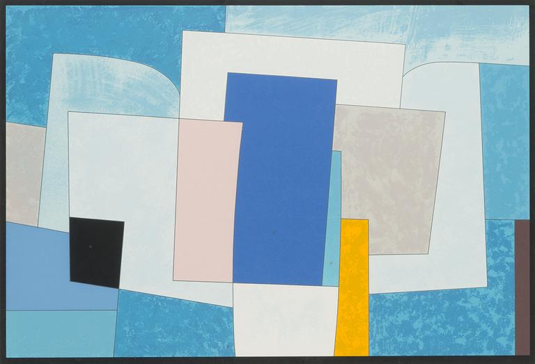Göran Augustson, serigrafi, signerad och daterad -88, märkt Tait.vedos.