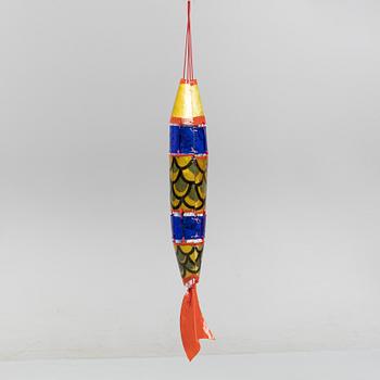 Ulla Forsell, a glass sculpture of a Japanese style carp, signed and dated 1995.