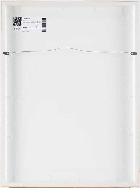 MARTIN WICKSTRÖM, ink jet print, signed and numbered 4/30.