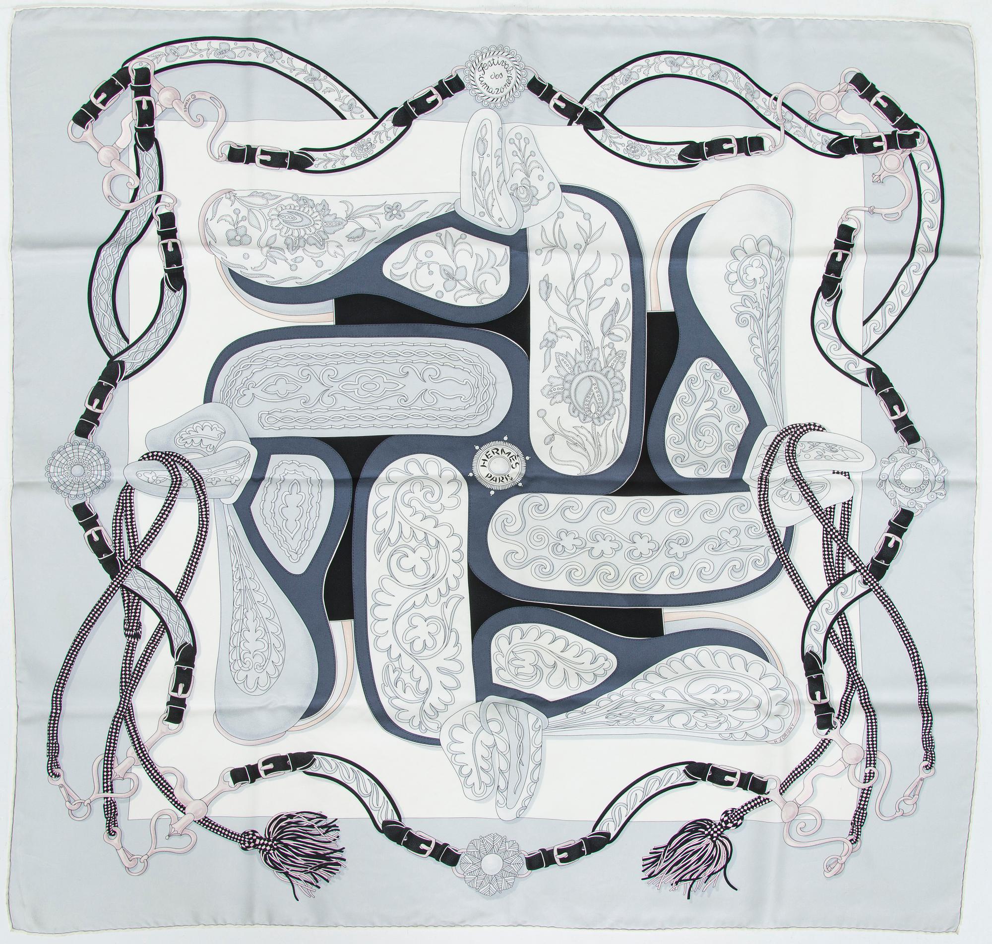 Hermès, scarf, "Festival Des Amazones".