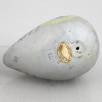 Lisa Larson, skulpturer, 8 st, småfåglar, stengods, Gustavsberg.