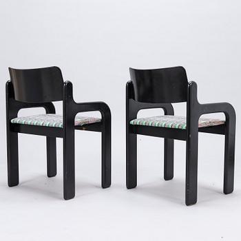 EERO AARNIO, A dinner table and four chairs "Flamingo" for Asko.