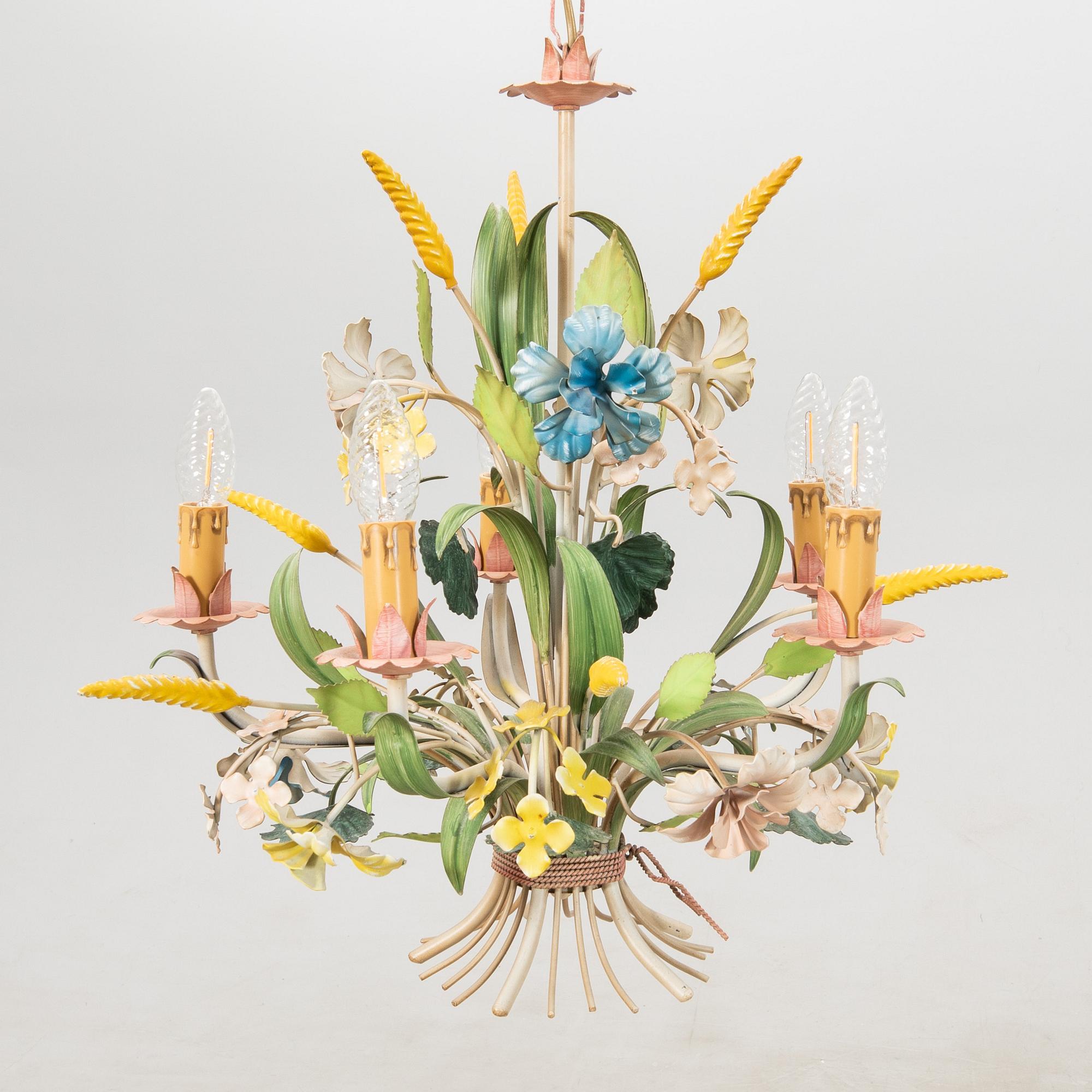 Taklampa Italien 1900-talets andra hälft.