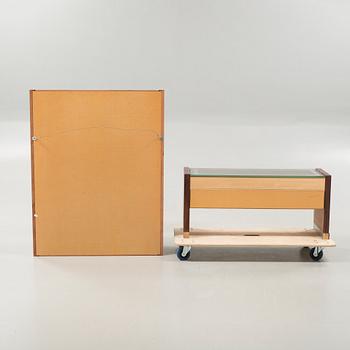 A 1960/70s hall bureau with mirror from Sweden.