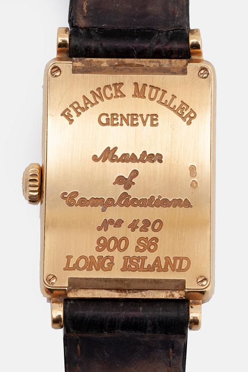 FRANCK MULLER, Geneve, Long Island, wristwatch, 22 x 32 mm.
