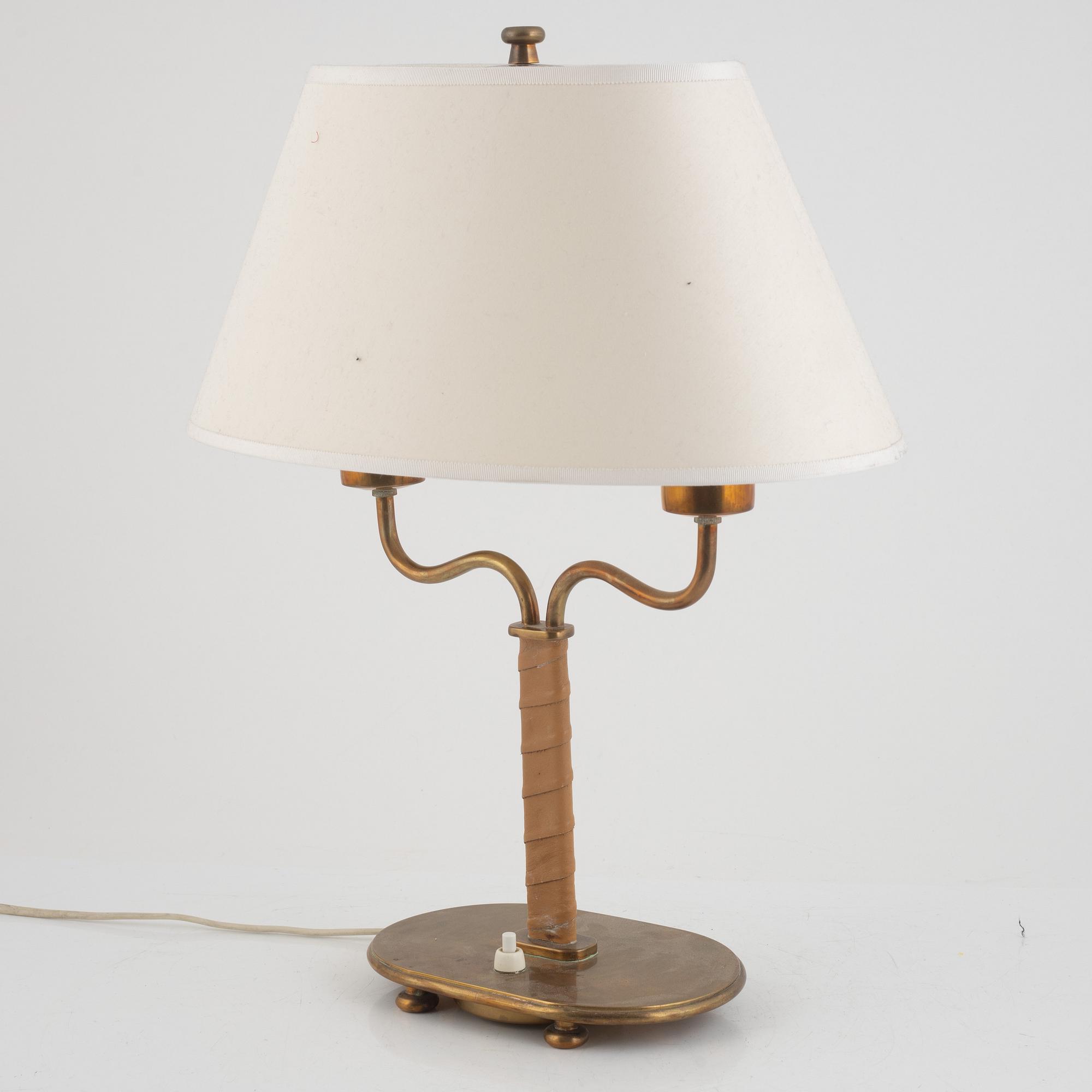 Josef Frank, a pair of table lamps, model "2388", Firma Svenskt Tenn.