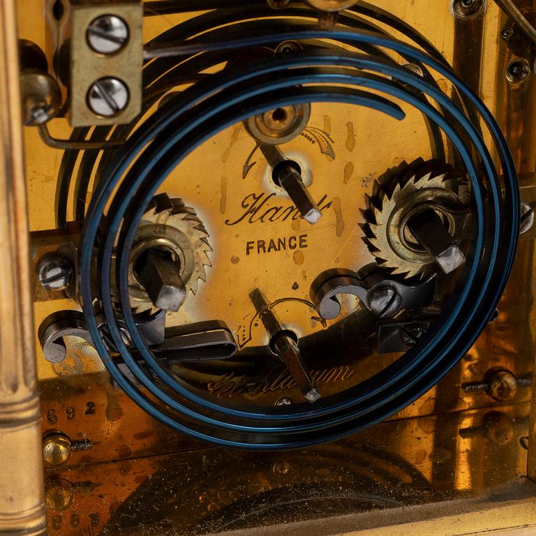 A French carriage clock, early 20th Century.