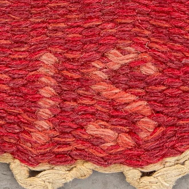 A Swedish flat weave rug signed IS ca 240 x 169 cm.