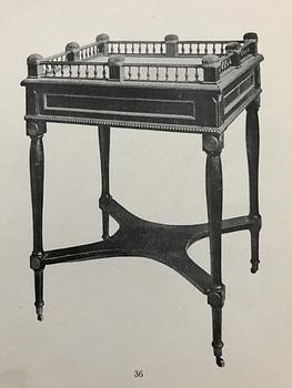 SYBORD, tillskrivet Gottlieb Iwersson, kunglig slottssnickare (Stockholm 1778-1813), omkring år 1800, Sengustavianskt.