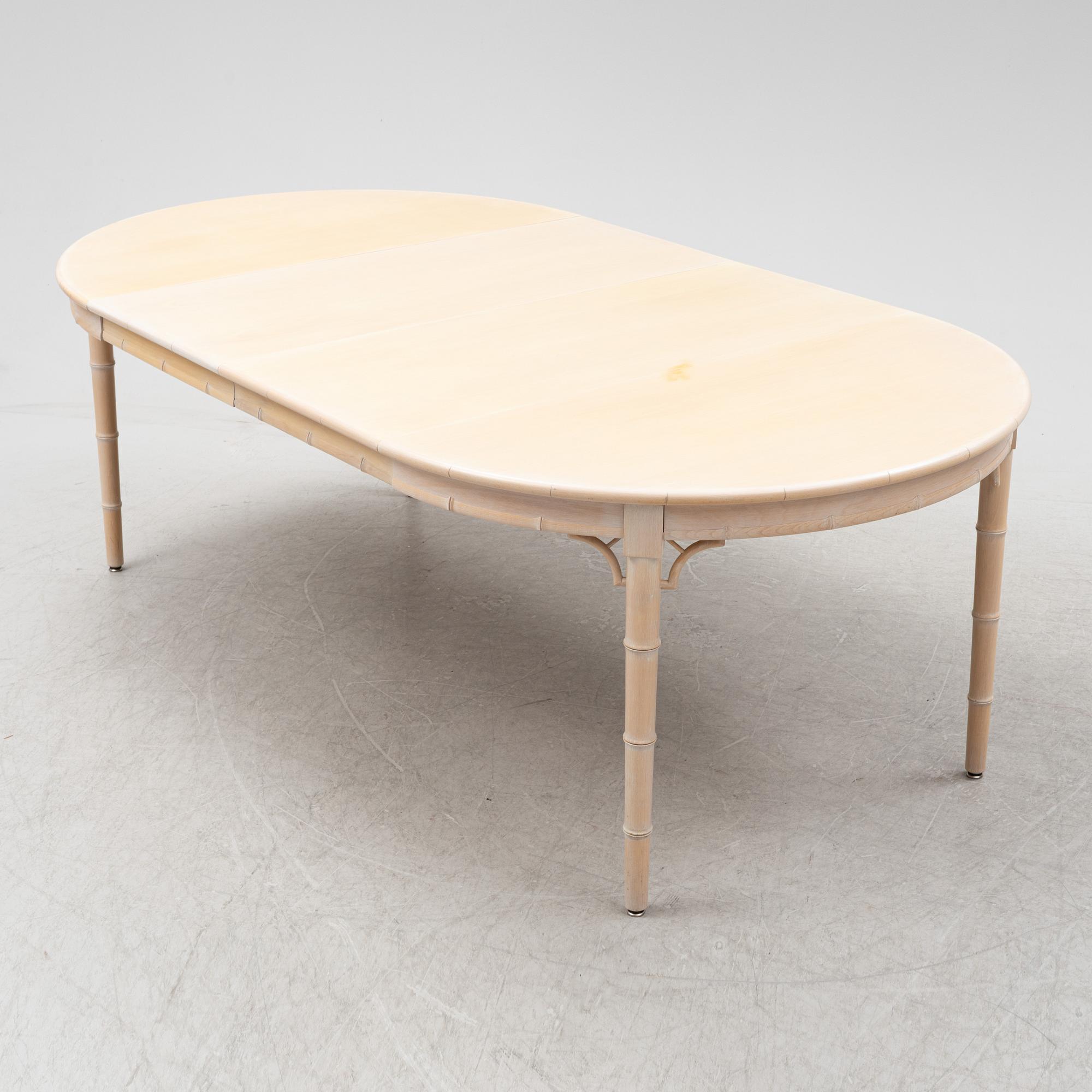 A 7 piece dining group, Miranda of Sweden, 1980's.